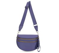 Borsa cintura per le donne,Pacchetti di vita repellenti dell'acqua,Borse crossbody con cinturina regolabile per le donne Viaggi con tracolla regolabile (Violetta scura)