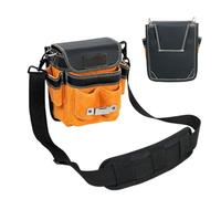 Borsa Cintura Utensili Organizzatore Impermeabile con Tasche Multiple | Con Cinturino, Tasche Multiple e Portautensili da Fianco Amovibile Per Costruzione, Manutenzione, Riparazione, Giardino E Ca