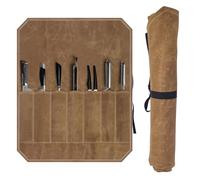 Borsa Coltelli Chef, Borsa Coltelli Portatile, Borsas Porta Coltelli da Chef Professionali, Custodia Portatile in Tela Impermeabile per Coltellis da Campeggio ed Escursionismo, Regalo per lo Chefs