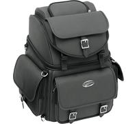 Borsa combinata, sella passeggero e sissybar SADDLEMEN EX000440 Cromato