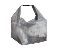 Borsa compatta impermeabile con coulisse per la gestione di indumenti bagnati e asciutti durante l'attività fisica e i viaggi (grigio piccolo)