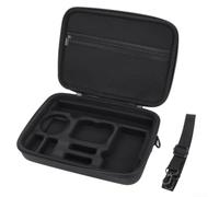 Borsa compatta in flanella EVA PU progettata esclusivamente per DJI per Action 6 con focus sulla mobilità di protezione e layout pratico (nero)