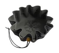 Borsa compatta per dadi - con coulisse per giochi | Pelle artificiale con texture morbida, supporto per , accessorio per tarocchi, organizer per riunioni di famiglia, archiviazione