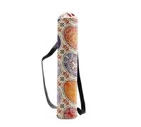 Borsa compatta per tappetino yoga, Copri tappetino da palestra for danza e sport, zaino sportivo, adatto alla maggior parte dei tappetini di dimensioni(Silver)