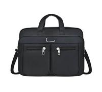 Borsa Computer Valigetta ad alta capacità Documenti aziendali Informazioni Borse for la conservazione Viaggi di fine settimana Protezione for laptop Organizza gli accessori della borsa(Black 1)
