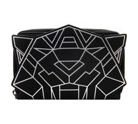 Borsa con cerniera elegante stampata in ecopelle Black Panther 2 Wakanda Forever