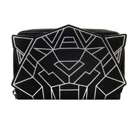 Borsa con cerniera elegante stampata in ecopelle Black Panther 2 Wakanda Forever