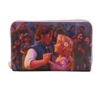 Borsa con cerniera Loungefly Disney Rapunzel Princess con licenza ufficiale viol