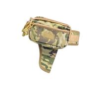 Borsa con cintura regolabile e pannello per le gambe, borsa multiuso in nylon per attrezzatura da sentiero, viaggi, campeggio e attività all'aperto, organizer per attrezzi da esterno, borsa facile da