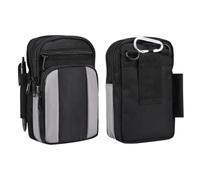 Borsa con Clip da Cintura per Cellulare, Borsa per Cellulare a Tracolla Uomo, Multifunzionale Marsupio Uomo Portafoglio Sacchetto Tracolla Borse a Spalla Portatelefono Fondina da Cintura con Passante