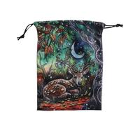 Borsa Con Cordoncino Per Tarocchi - Borsa Per Carte Dei Tarocchi Con Stampa Animalier Con Cordoncino | Borsa Per Tarocchi In Velluto, Custodia Regalo Bifacciale Colorata, Borse In Velluto Portatili Pe