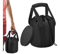 Borsa con coulisse, borsa portaoggetti con imbottitura in schiuma, organizer impermeabile per allenamento, donne, uomini, adulti, squadre, scuole, competizioni