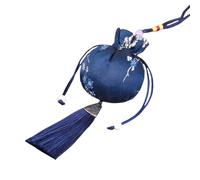 Borsa con coulisse con nappe cinese bustina rotonda portamonete ricamato sacchetti gioielli