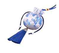 Borsa con coulisse con nappe cinese bustina rotonda portamonete ricamato sacchetti gioielli