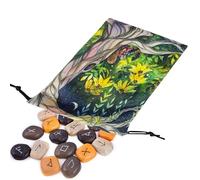 Borsa con coulisse di Tarocchi | Borse con cordino per carte di tarocchi con stampa animale, colore a doppio lato, sacchetto regalo, sacchetti in velluto portatili per carte di tarocchi, dadi