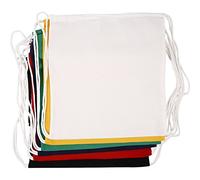 Borsa con coulisse, dimensioni 37x41 cm, 6 asstd