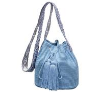 Borsa con Fibbia per Donne con Paglia da Spiaggia con Cannuccia con la Spalla traversa per Pale per la Borsa Estate 2025