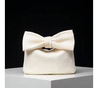 Borsa con fiocco da donna, stile boho, borsa da spiaggia estiva, elemento essenziale per viaggi, elementi essenziali per crociere, outfit da vacanza per donna, set all'uncinetto, portafoglio elegante