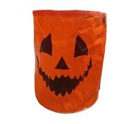 Borsa con foglie di zucca, sacchetti riutilizzabili per foglie di zucca di Halloween, contenitore per la spazzatura autunnale da 272 l, con manico, decorativo, per esterni, cortile, cortile, parco