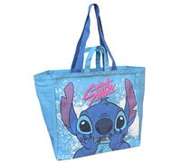 BORSA CON MANICI STITCH DISNEY SHOPPER CON TRACOLLA BORSA MARE TEMPO LIBERO