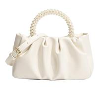 Borsa con Perle alla Moda Pochette Sera Borsa Cena Borsa Sposa con Volant Accessorio per Ballo di Fine Anno per Le Donne