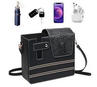 Borsa con Portabicchiere,Cinturino a Spalla Impermeabile - Borsa Portabottiglia d'Acqua - Portatile per Donna, Sport All'aperto, Palestra, Camminata, Escursionismo, Viaggio, Pendolarismo, Campeggio