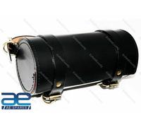Borsa con rotolo di attrezzi incisa MOTO GUZZI in vera pelle nera realizzata