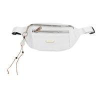 Borsa con sacca in giro confezione in giro per cintura sacca lombare multi strato elegante cerniera liscia a tracolla regolabile a capacità di grande capacità per viaggi esterni (Bianco)