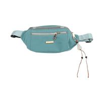 Borsa con sacca in giro confezione in giro per cintura sacca lombare multi strato elegante cerniera liscia a tracolla regolabile a capacità di grande capacità per viaggi esterni (Verde)