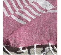 Borsa con Telo Mare Guru - Telo 90x170 cm - Tessuto 70% Cotone 30% Poliestere - Borsa Mare Inclusa - Asciugamano Spiaggia Estivo Unisex - Leggero e Compatto (fuxia, 90x170)