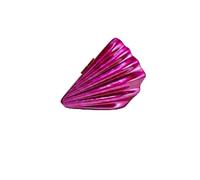 Borsa Conchiglia Borsa da sera a conchiglia, borsa a tracolla, donna di lusso, pochette cena personalizzata, regalo nozze alla moda Pochette in Acrilico a Forma Di Conchiglia(Rose Red)