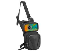 Borsa Cosciale - Borsa da Gamba Regolabile con Cinghie Amovibili - Multifunzione con Cintura Regolabile e Rifrangente per Ciclismo - Porta Telefono, Chiavi e Accessori Sportivi