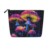 Borsa cosmetica a forma di fungo colorato, borsa per il trucco alla moda per donne, regali di Natale e compleanno, accessori da toeletta
