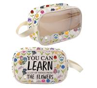 Borsa cosmetica Alice Flowers Wonderland Flower Gifts You can learn a lot of things from The Flowers Alice Makeup Bag Regali