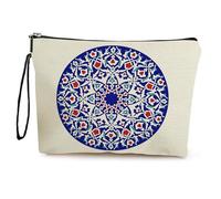 Borsa Cosmetica Blu Marino Pochette Mare,Pochette Trucchi,Astuccio Trucchi,Portatile Da Viaggio Pochette Beauty Case Da Viaggio,Travel Essentials,Coin Purse,Portamonete