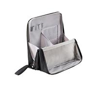 Borsa cosmetica Borsa da toilette di grande capacità Organizzatori di cancelleria per il trucco Stoccaggio per la cura della pelle Lavaggio in piedi Trucco in piedi Articoli da toeletta Lavaggio, Nero