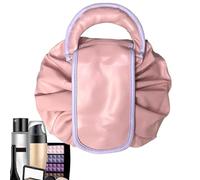 Borsa cosmetica, borsa da viaggio impermeabile, borsa da trucco, 1,81 x 11,02 in portatile Drawstring Toiletry Organizer, ideale per donne e ragazze, ideale per toilette e ragazze, rosa, Se référer au