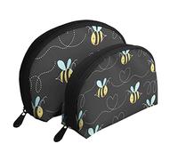 Borsa cosmetica Bumble Bees, pochette da viaggio per donne e ragazze