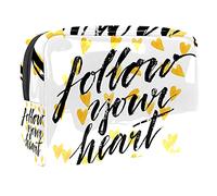 Borsa cosmetica colorata con motivo a chiave d'amore per le donne carino borsa alla moda borsa per il trucco spaziosa borsa da toilette da viaggio borsa da toilette regali per, Multicolore 02,