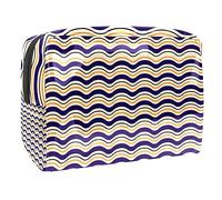 Borsa cosmetica con motivo fantasma di Halloween per le donne borsa alla moda carina borsa per il trucco impermeabile borsa da viaggio spaziosa borsa da toilette regalo per ragazze, Multicolore 05,