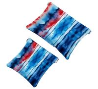 Borsa cosmetica con simpatico cappello da cowboy con vari ornamenti, impermeabile, da spremere, senza cerniera, chiusura automatica, mini contenitore da viaggio portatile per cuffie, gioielli,