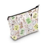 Borsa cosmetica coniglio regalo amante coniglio regalo proprietario coniglio regalo mamma coniglio allevatore regalo per le donne, Borsa Coniglio