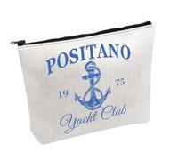 Borsa cosmetica Costiera Amalfitana Positano Yacht Club 1975 Borsa Cosmetici Italia Positano Borsa Trucco Italia Vela Regalo, Positano Yacht B