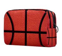 Borsa cosmetica da donna, con texture a cesto, per articoli da toeletta da viaggio, grande, pratica borsa organizer con cerniera, Multi, 18.5x7.5x13cm/7.3x3x5.1in, Beauty case