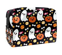 Borsa cosmetica da donna con vampiro di Halloween borsa da trucco impermeabile borsa da viaggio spaziosa borsa da toilette regalo per ragazze, Multicolore 10., 18.5x7.5x13cm/7.3x3x5.1in, Beauty Case