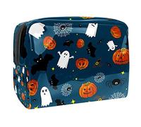 Borsa cosmetica da donna con vampiro di Halloween borsa da trucco impermeabile borsa da viaggio spaziosa borsa da toilette regalo per ragazze, Multicolore 09, 18.5x7.5x13cm/7.3x3x5.1in, Beauty Case