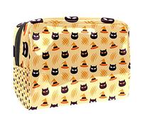 Borsa cosmetica da donna con vampiro di Halloween borsa da trucco impermeabile borsa da viaggio spaziosa borsa da toilette regalo per ragazze, Multicolore 03, 18.5x7.5x13cm/7.3x3x5.1in, Beauty Case