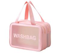 Borsa cosmetica da viaggio, borsa da cultura da donna, borsa da cultura da uomo, separazione a secco e naso, borsa da toilette impermeabile portatile, borsa da trucco con grande capacità, borsa per il