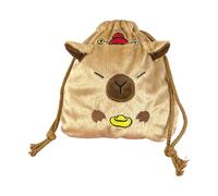 Borsa cosmetica da viaggio Borsa per il trucco di grande capacità con coulisse Capybaras Accessori per il trucco Organizzatori Regali coulisse, Dio della ricchezza Capy D, Taglia unica, Bellezza di