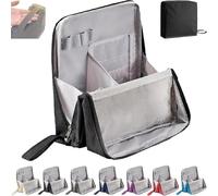 Borsa Cosmetica Da Viaggio, Borsa Per Il Trucco In Tessuto Oxford Multiuso E Di Grande Capacità, Design Verticale Per Cosmetici E Cancelleria (Black)